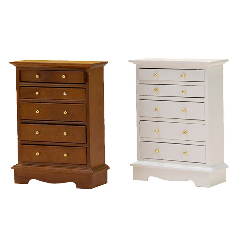 

Миниатюрный Кукольный домик с внутренней грудью, шкафчик, шкаф, модель мебели, декоративная игрушка, аксессуары для кукольного домика