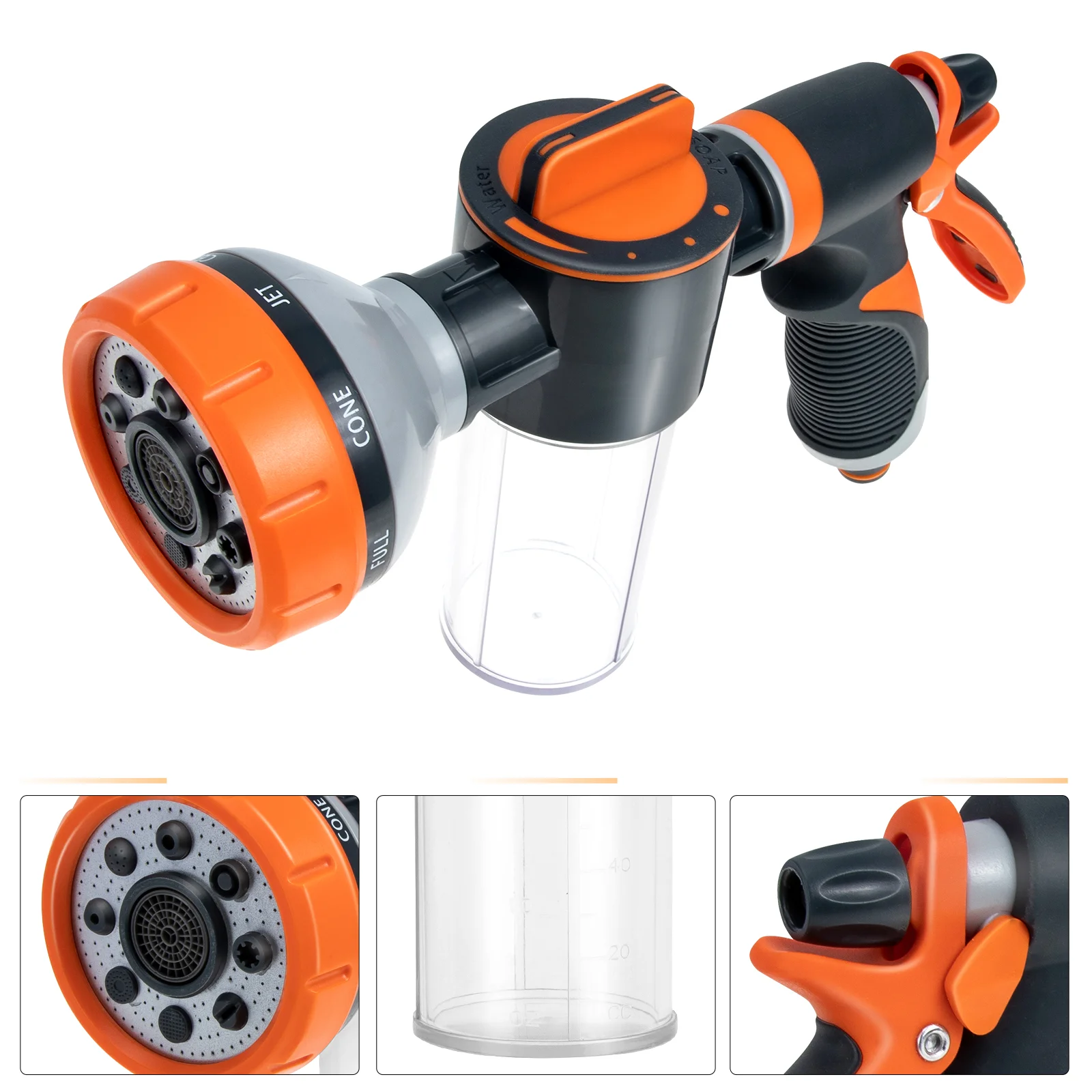 

Sprayer Soapcar Nozzle Garden Hose Pet Spray Water Adjustable Wash Pets Shower Dispenser Showering Washing Head