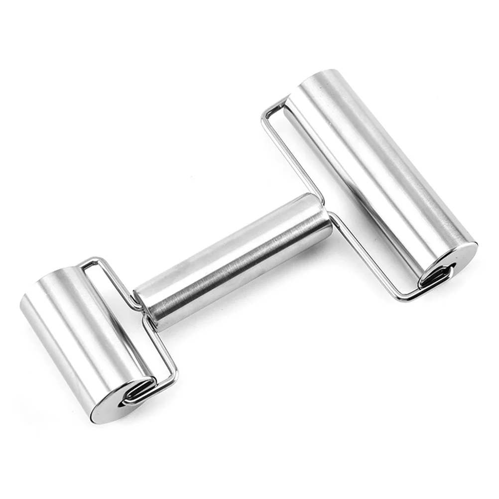 

Pin Rolling Roller French Style Fondant Metal Dough Flour Cookie Pizza Stainless Steel