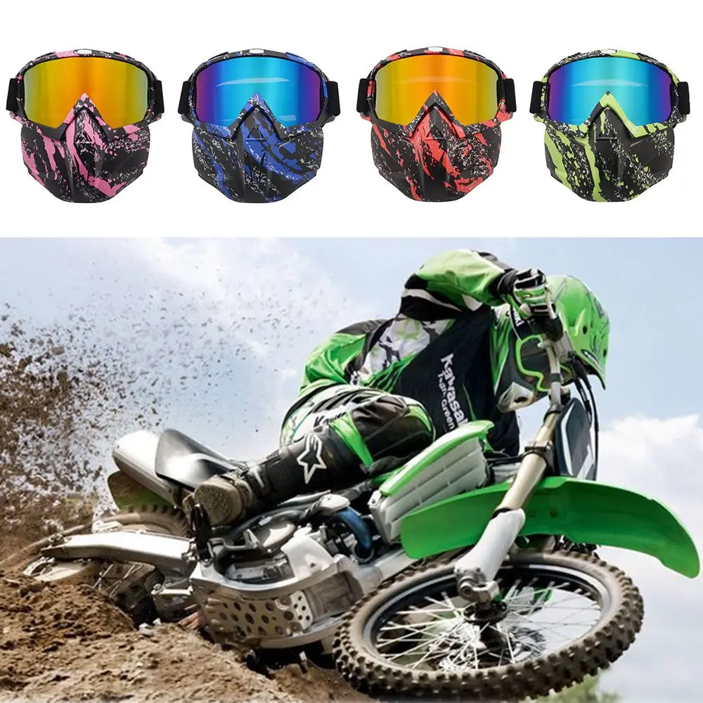 

UV Motorbike Riding Protector Fog Proof Eyewear Wind-proof Glasses Helmet Glasses Motorcycle Goggles Mask Face Shield