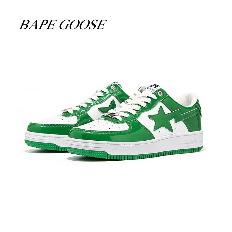 

Bape Goose Fashion Men Shoes Women Running Shoes Male Sneakers Female Outdoor Unisex Sports Shoes Force Breathable