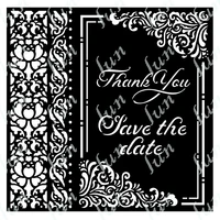 2022 new thank you flower border layering stencils reusable crafts template kids fun diy drawing scrapbook coloring folders mold