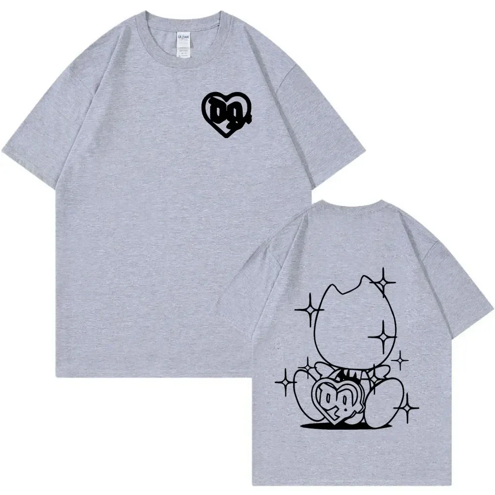 Футболка мужская оверсайз в стиле хип-хоп с коротким рукавом и логотипом