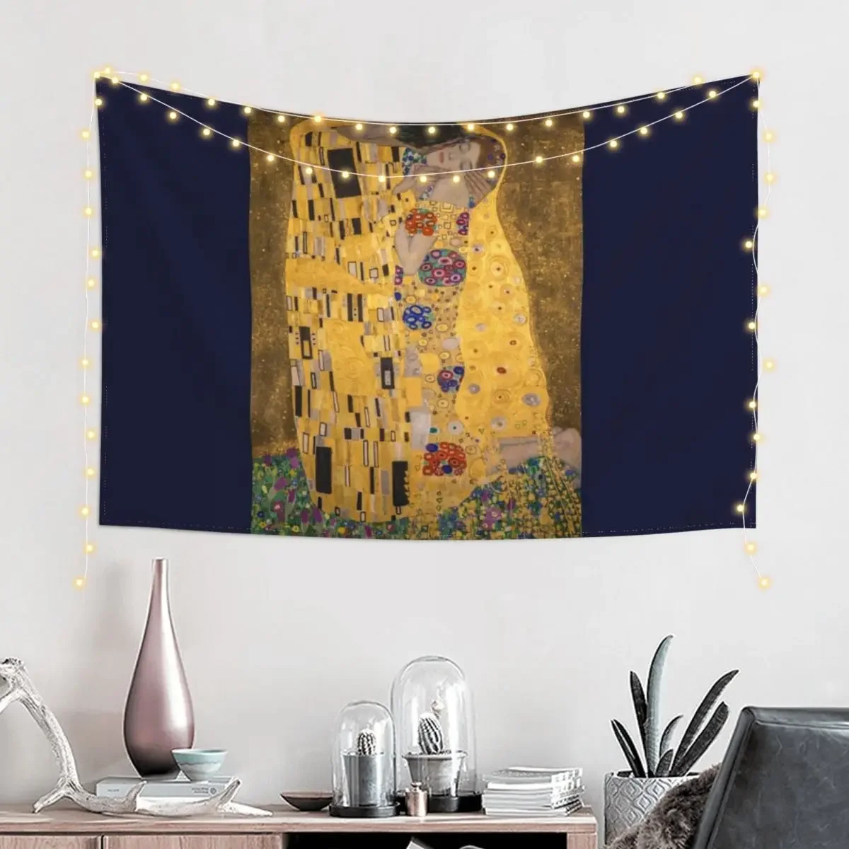 Гобелен Австрия. Вена. Поцелуй Климта. Деталь