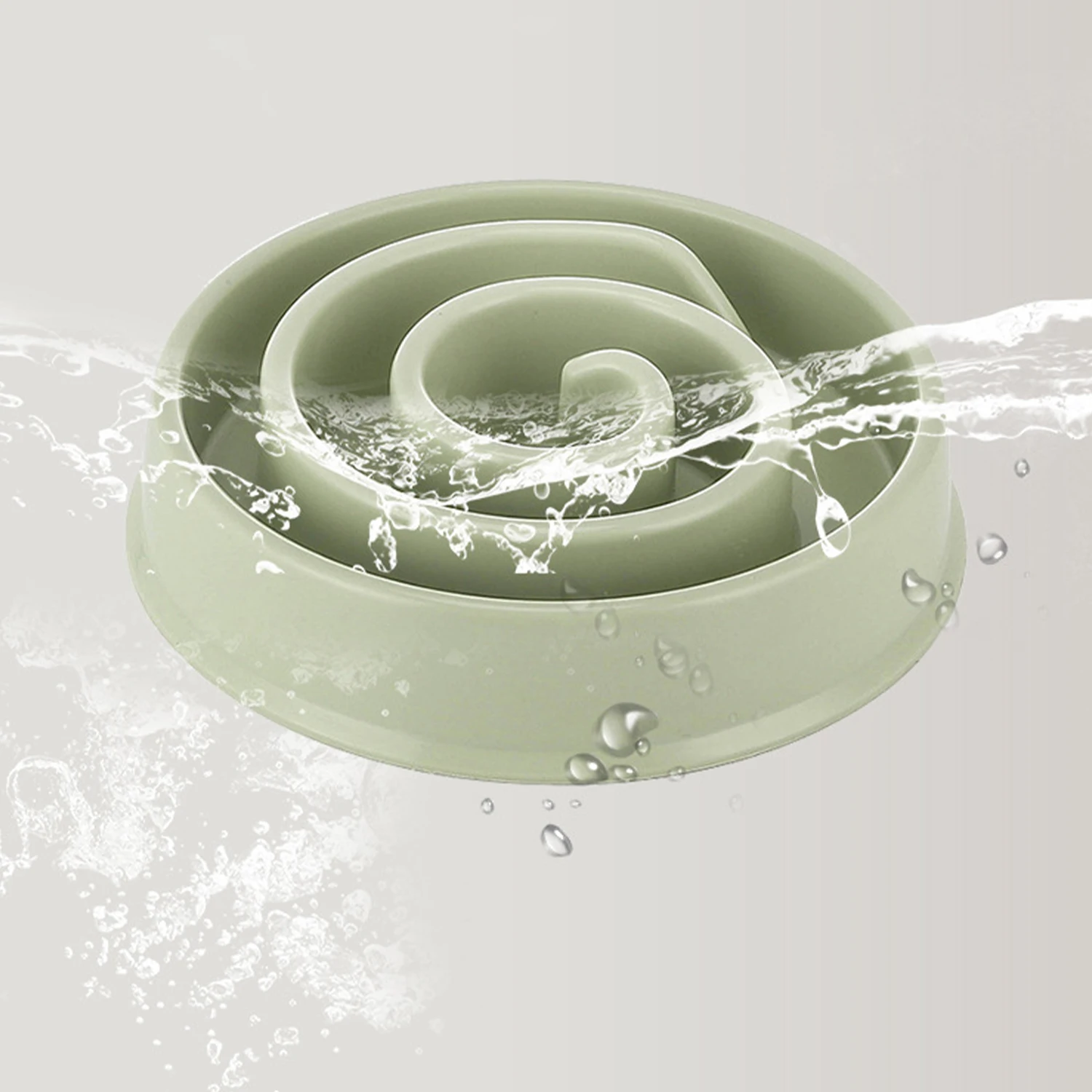 Миска для медленного кормления домашних питомцев нескользящая не удушная поднос