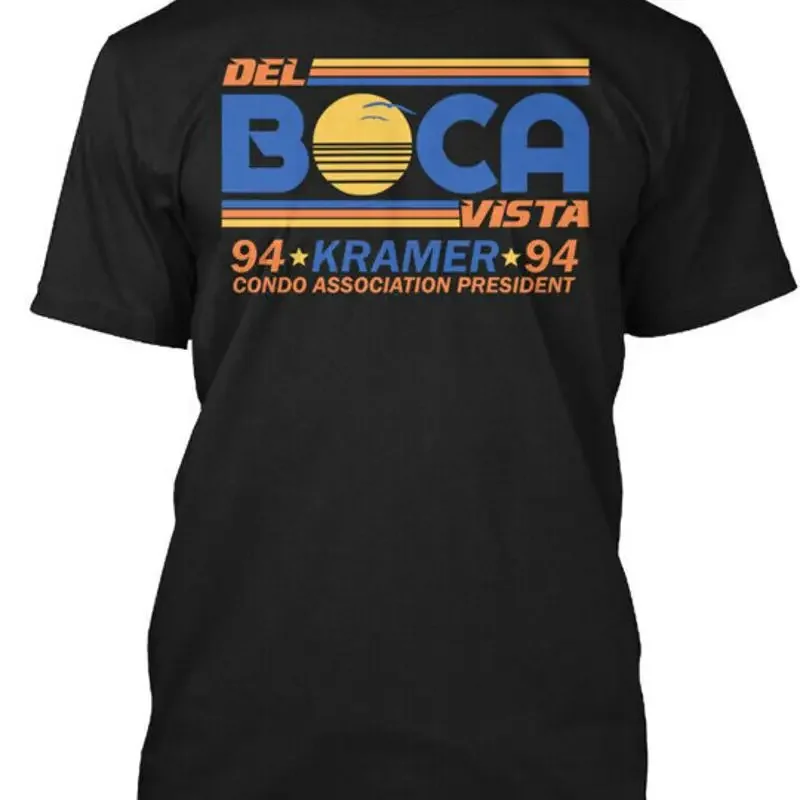 Фото Футболка Seinfeld Del Boca Vista Kramer 94 Condo Association, сделано в США, размеры от S до 5XL №1