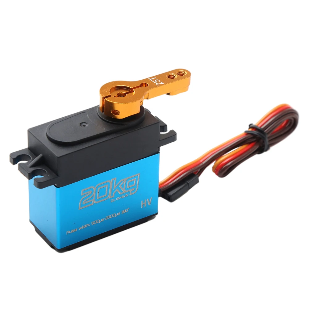 

Цифровой сервопривод из нержавеющей стали, регулируемый водонепроницаемый металлический рычаг с металлической шестерней и сервоприводом ...