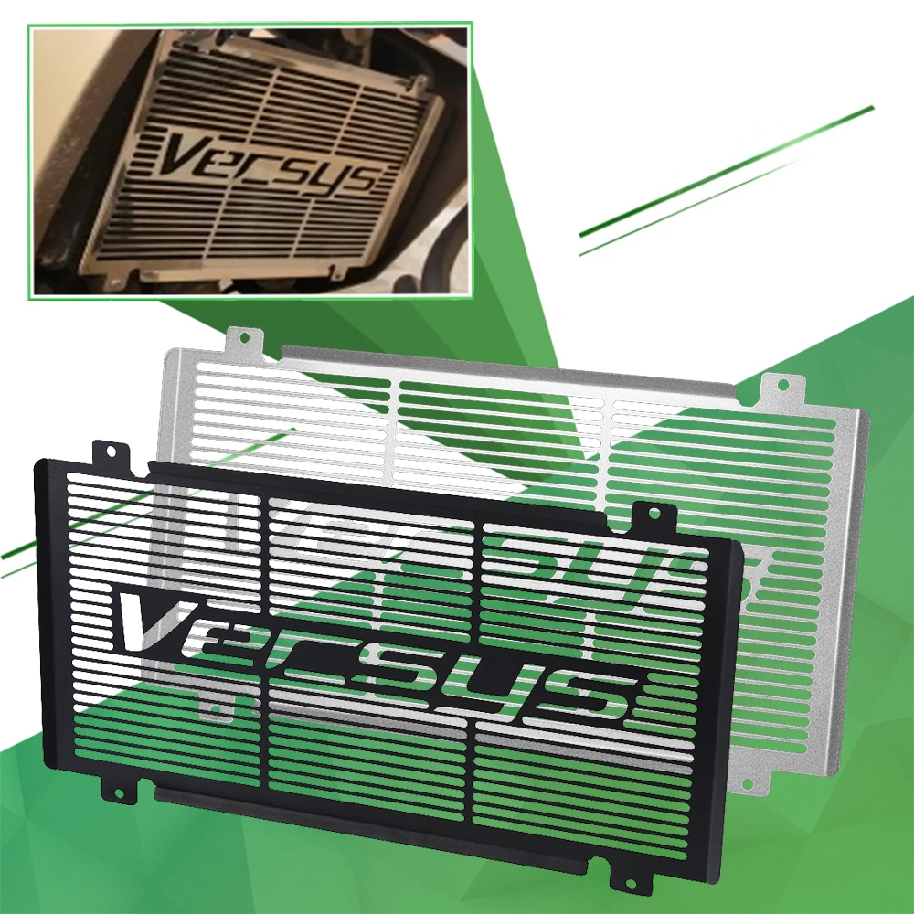 

Motorcycle Accessories aluminum Radiator Grille Guard Cover Protection FOR KAWASAKI KLE650 VERSYS 2009-2014 2013 2012 2011 2010