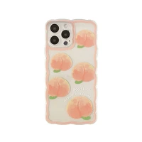 phone case for iphone 13 12 11 pro max iphone 13 12 mini pink peach all inclusive soft shell direct sales