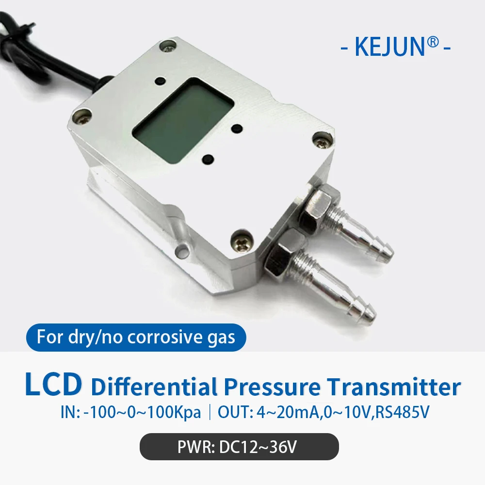 

0-10kpa Pressure Differential Transmitter Sensor Tube Micro Boiler Coal Wind RS485 Gas Differential Pressure Transmitter