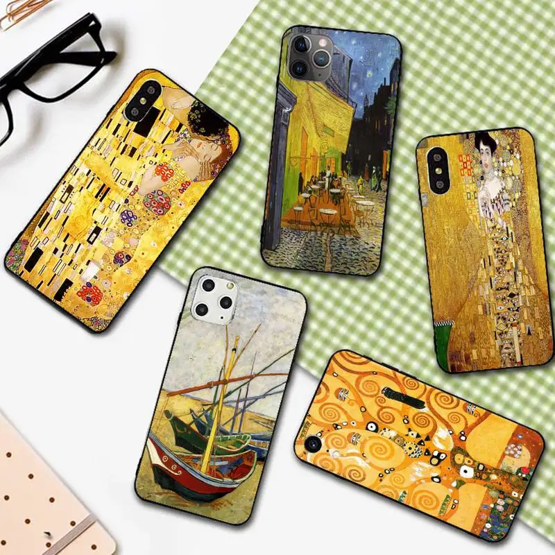 

The Kiss Gustav Klimt Phone Case For Iphone 11 12 13 Pro Max 5s 6s 7 8 Plus X Xr Xs Max Se 2020 13 Mini Case Cover