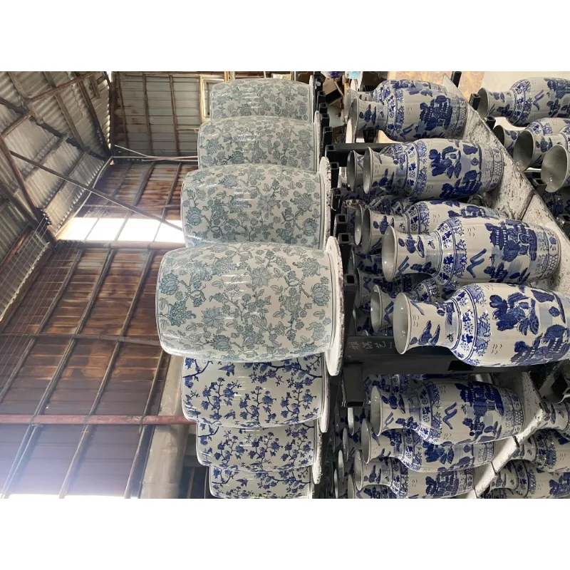 Новый китайский сине-белый фарфоровый табурет для барабанов домашняя гостиная