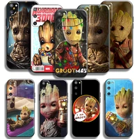marvel groot phone case for samsung galaxy s10 s9 s8 plus lite s10e case for samsung s10 5g soft tpu back liquid silicon