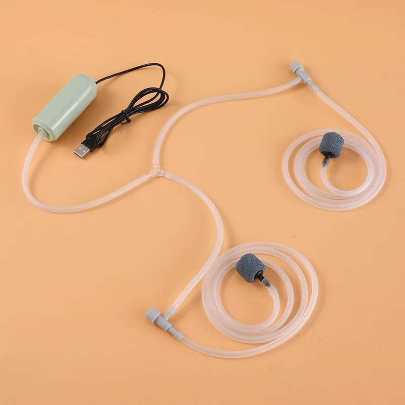 

5V 1W Mini USB Aquarium Oxygen Air Pump Fish Tank Silent Air Compressor Aerator Portable Small Oxygenator Aquarium Accessories