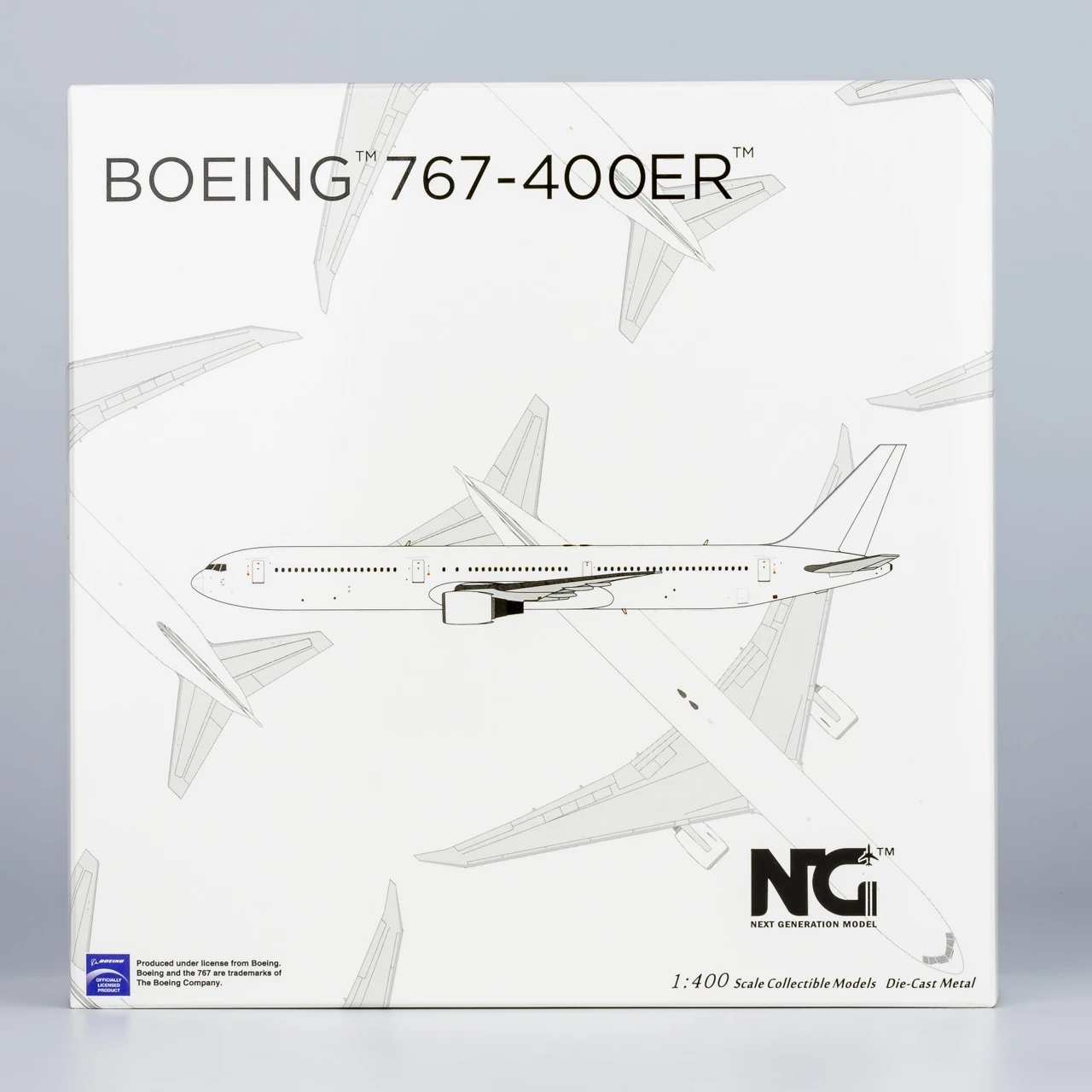 Коллекционный самолет из сплава 18000 подарочная модель NG 1:400 пустая Boeing B767-400ER