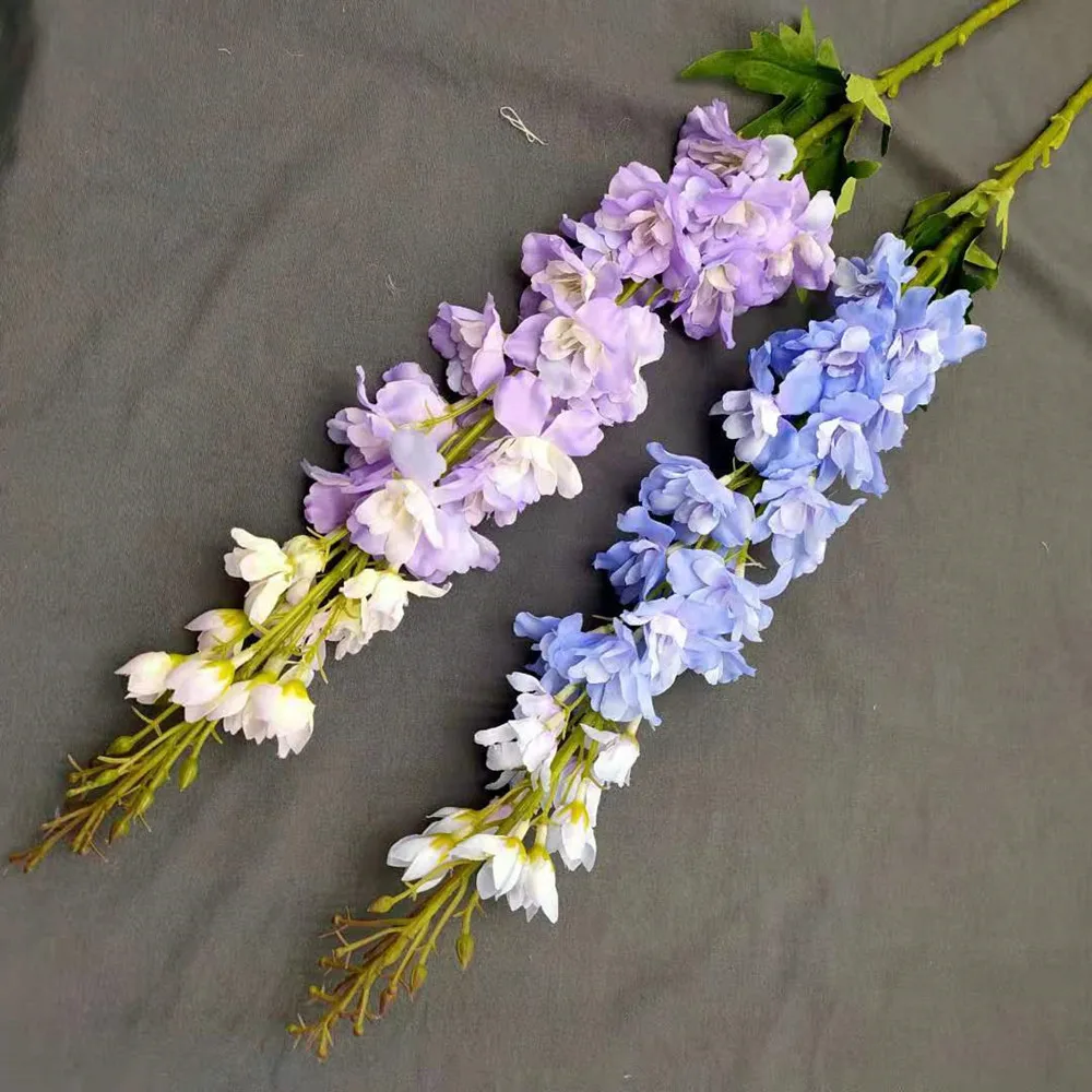 Искусственная цветочная ветка Larkspur 100 см