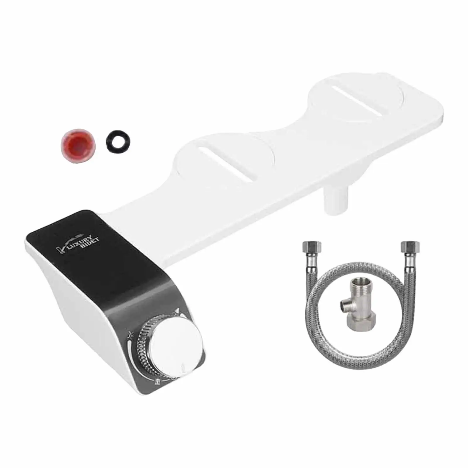 

Universal Bidet Attachment for Toilet 1/2'' Easy Installation Water Pressure Bathroom Accessories Adjustable Flexible Hose