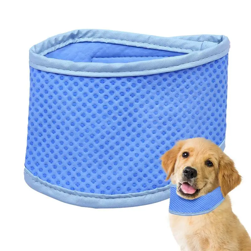 

Регулируемый шарф-бандана для собак, охлаждающий шарф, дышащий охлаждающий шарф для маленьких, средних и больших собак