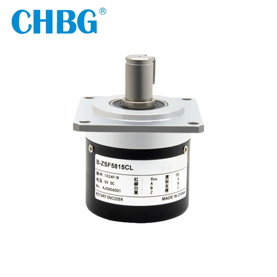 Фотоэлектрический Поворотный энкодер CHBG с пошаговым диаметром 58 мм фланцевый