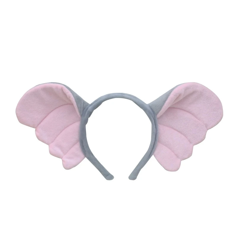 

Kids Animal Costume Elephant Tutu Skirt Ears Headband Bow Tie Tail 1/4 pcs Set