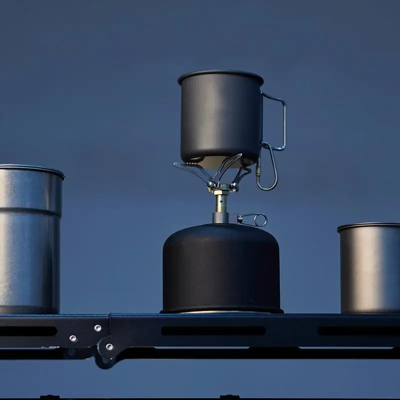 Mini Kuchenka z plecakiem Składana turystyczna zewnętrzna Przenośna kuchenka Obóz Sprzęt do gotowania Naczynia na świeżym powietrzu Narzędzie