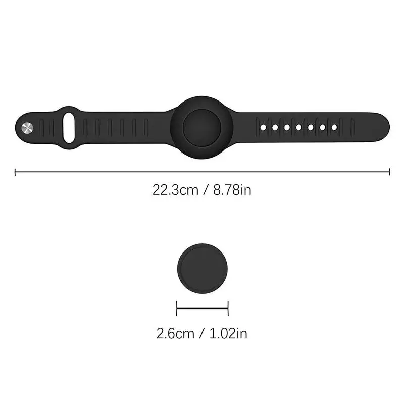 Kids Tracker Bracelet 22.3cm Long Silicone Soft Kid Watch Bracelet GPS Tracker Holder Anti-Lost Children Bracelet Watch Band images - 6