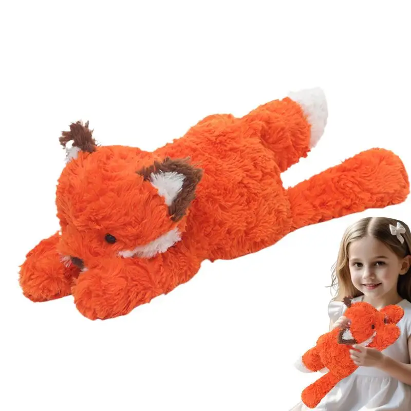 Мягкая лиса 14-дюймовая обнимающая плюшевая декор для дивана мягкие лежачие