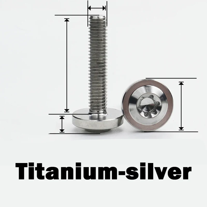 

Титановые болты M4 M5 M6 M8 длиной 10-60 мм Torx