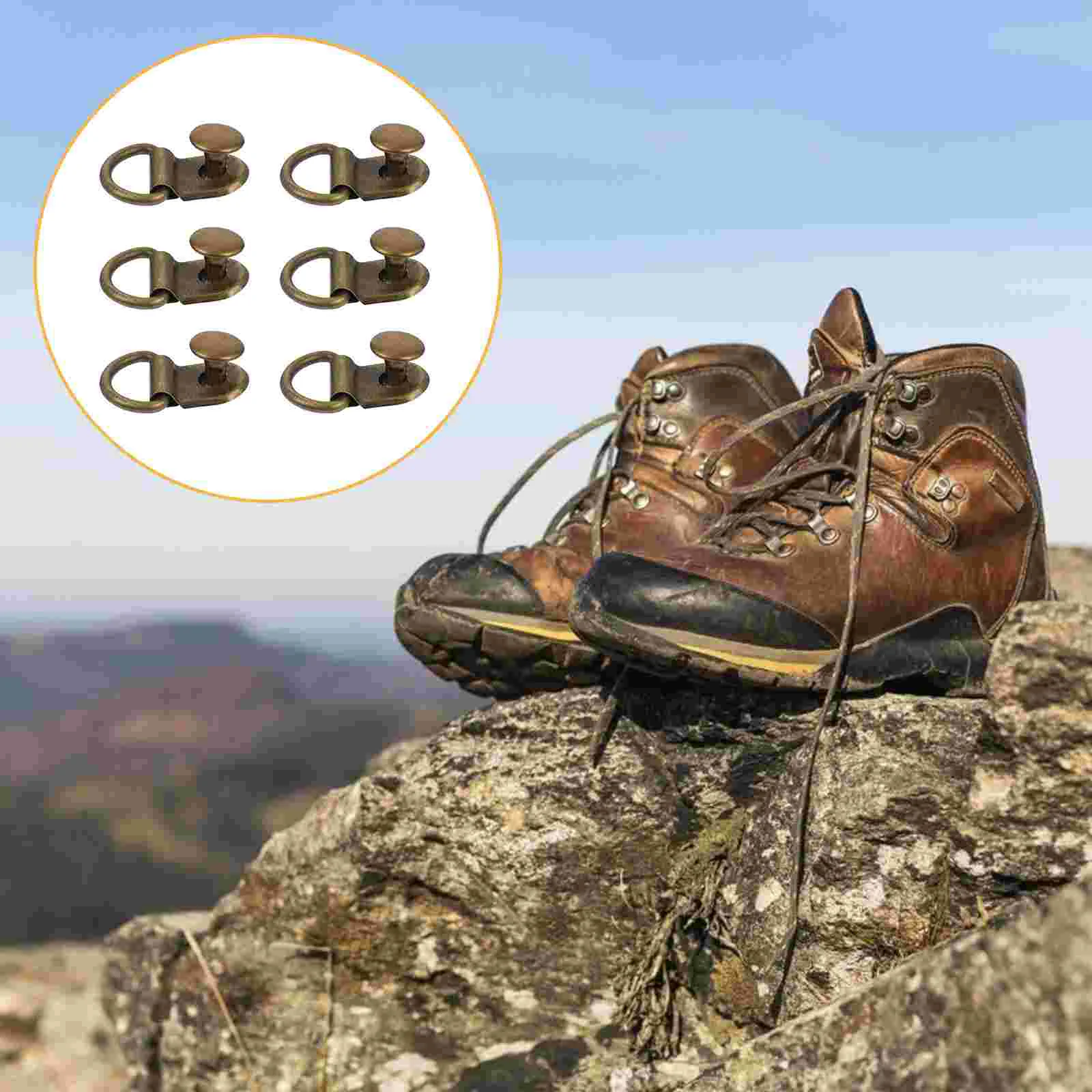 

Button Buttons Lace Boots Laces Shoe Rivets Shoes Snap Canvas Hook Work Hooks Hiking Replacement Detachable Kit Reusable Handbag