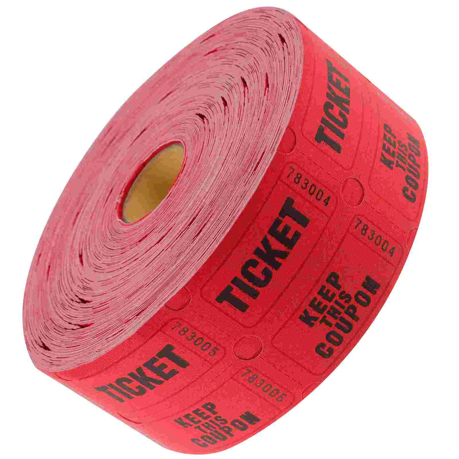 

Lottery Ticket Label Rolls Tickets Concert Bulk Drink Events Movie Coated Paper The Raffle