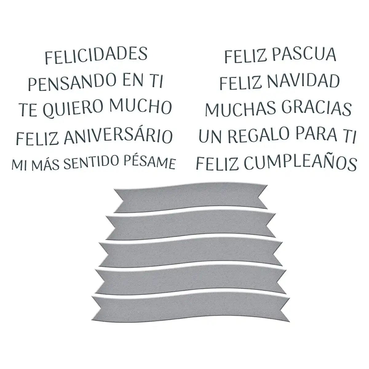 Штампы Sentiment для скрапбукинга