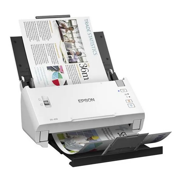 Двухсторонний сканер Epson Φ 600 точек/дюйм USB 2 0 Белый|Сканеры| |