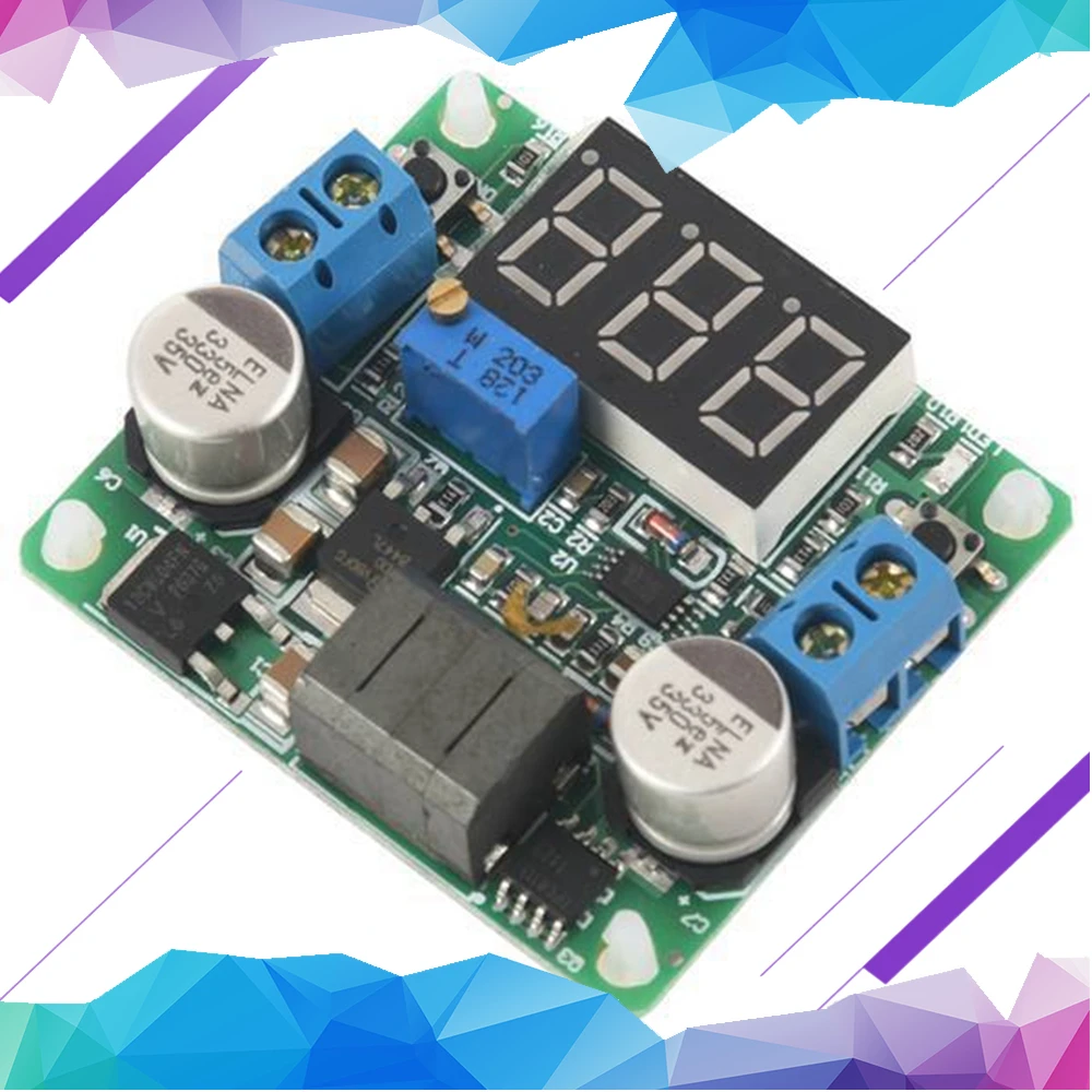 

25W Boost Buck Converter DC 5-25V to 0.5-25V 5v 12v Adjustable Step Up Down Power Supply Module Voltage Regulator led Voltmeter