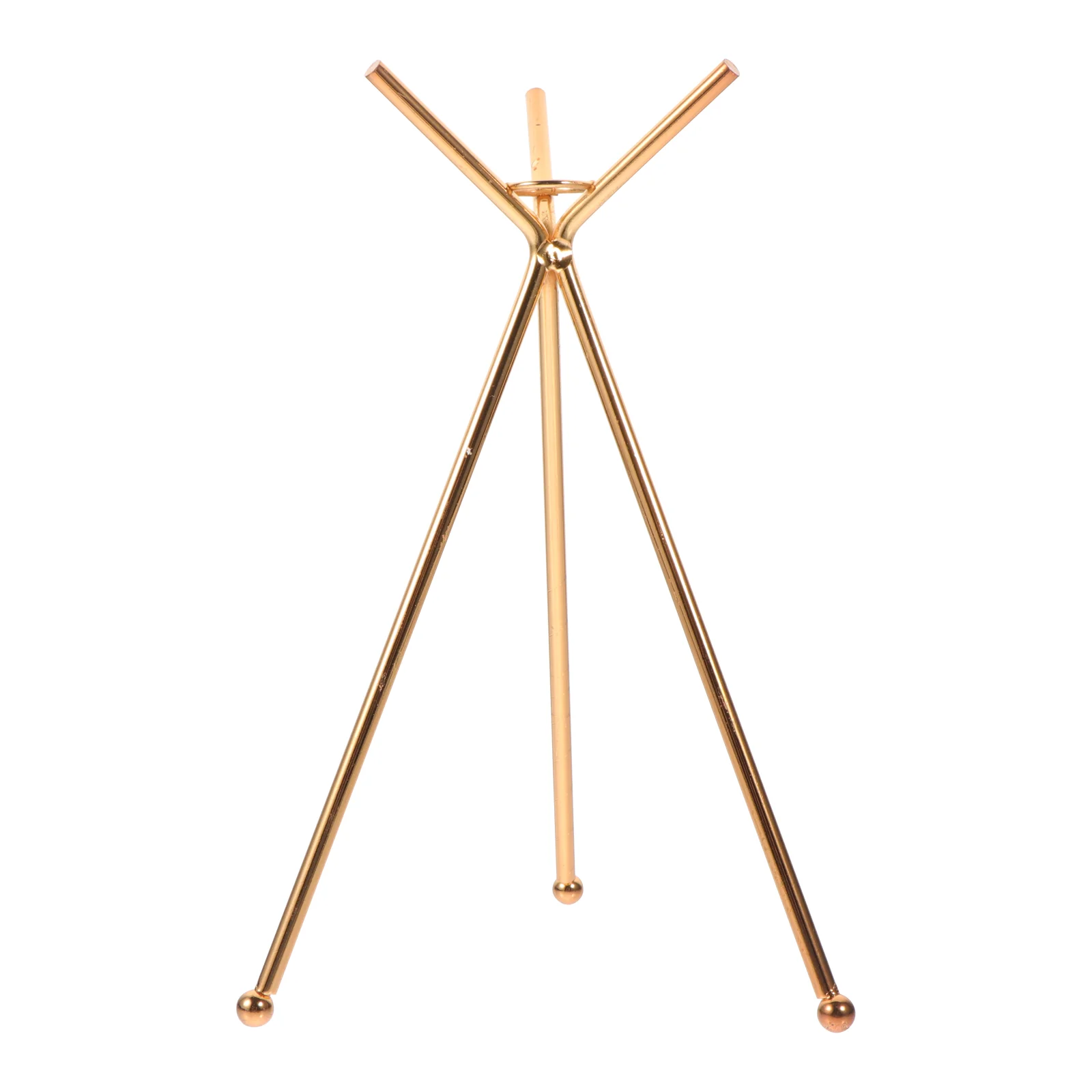 

Elegant Crystal Balls Rack Household Balls Display Tripod Iron Balls Holder