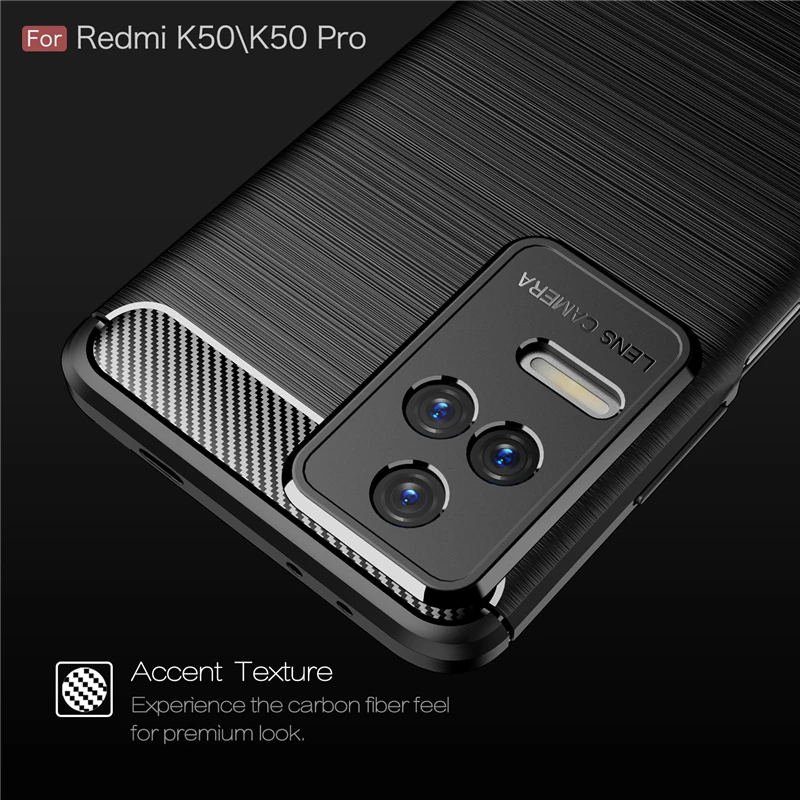 For Xiaomi Redmi K50 Pro Case Silicone Shell Rubber Bumper Protective Case For Redmi K50 Pro Cover For Redmi K50 Case