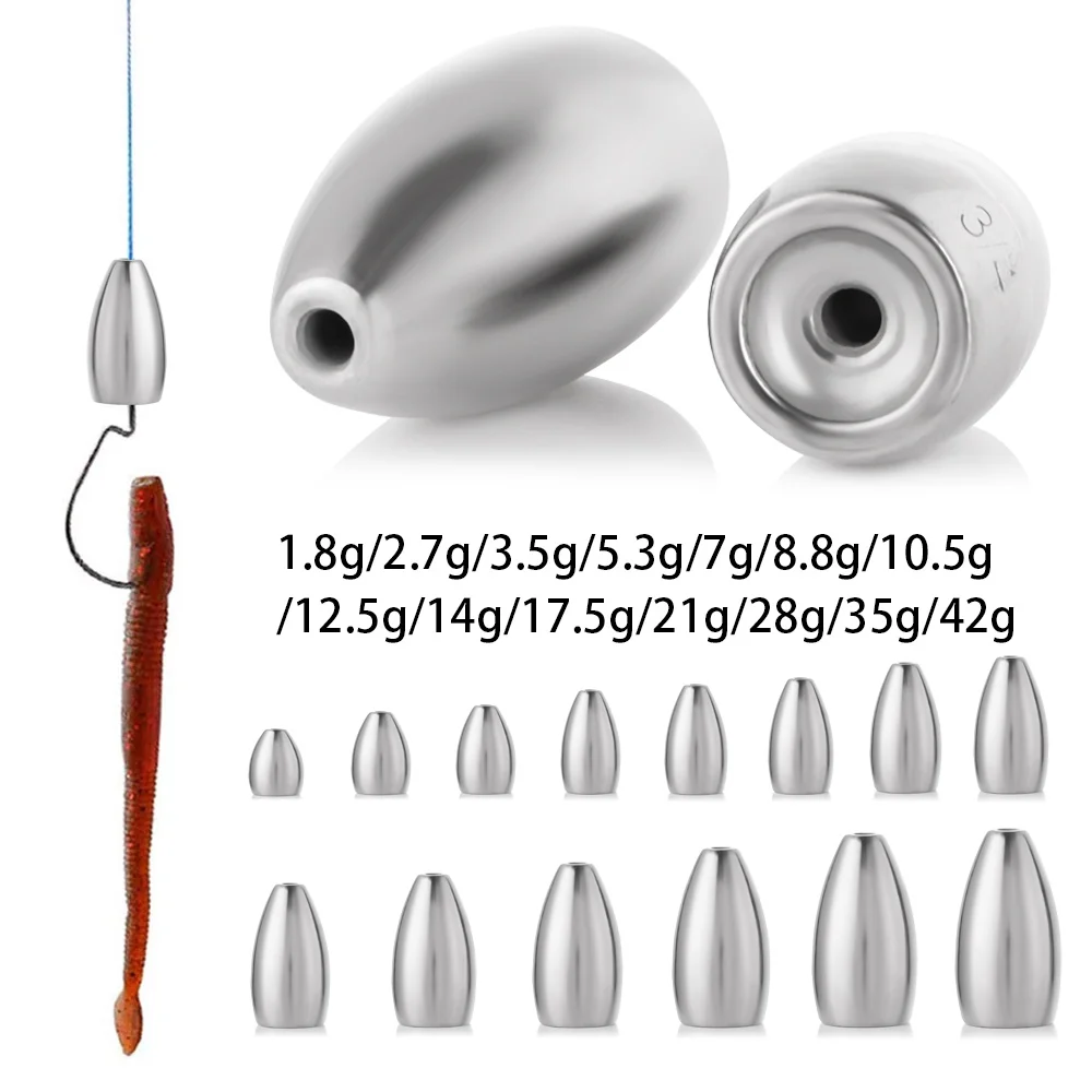 

1 шт. рыболовная пуля, грузило в форме пули, 12 размеров для крючка, рыболовные снасти, Техасская оснастка