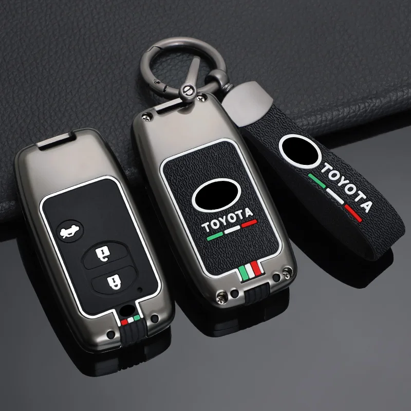 

Чехол для автомобильного ключа из цинкового сплава, чехол для Toyota Land Cruiser Prado 150 Camry Prius, Crown For Subaru Foreste XV, держатель, автомобильные аксессуары