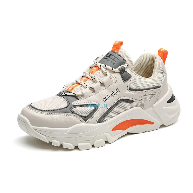 

2023 New Spring Men's Shoe Trend Summer Breathable Mesh Shoes Sports Leisure Running Dad Fashion Shoes Versatile INS