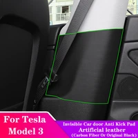 for tesla model y invisible car door anti kick pad side edge film protector 2pcs