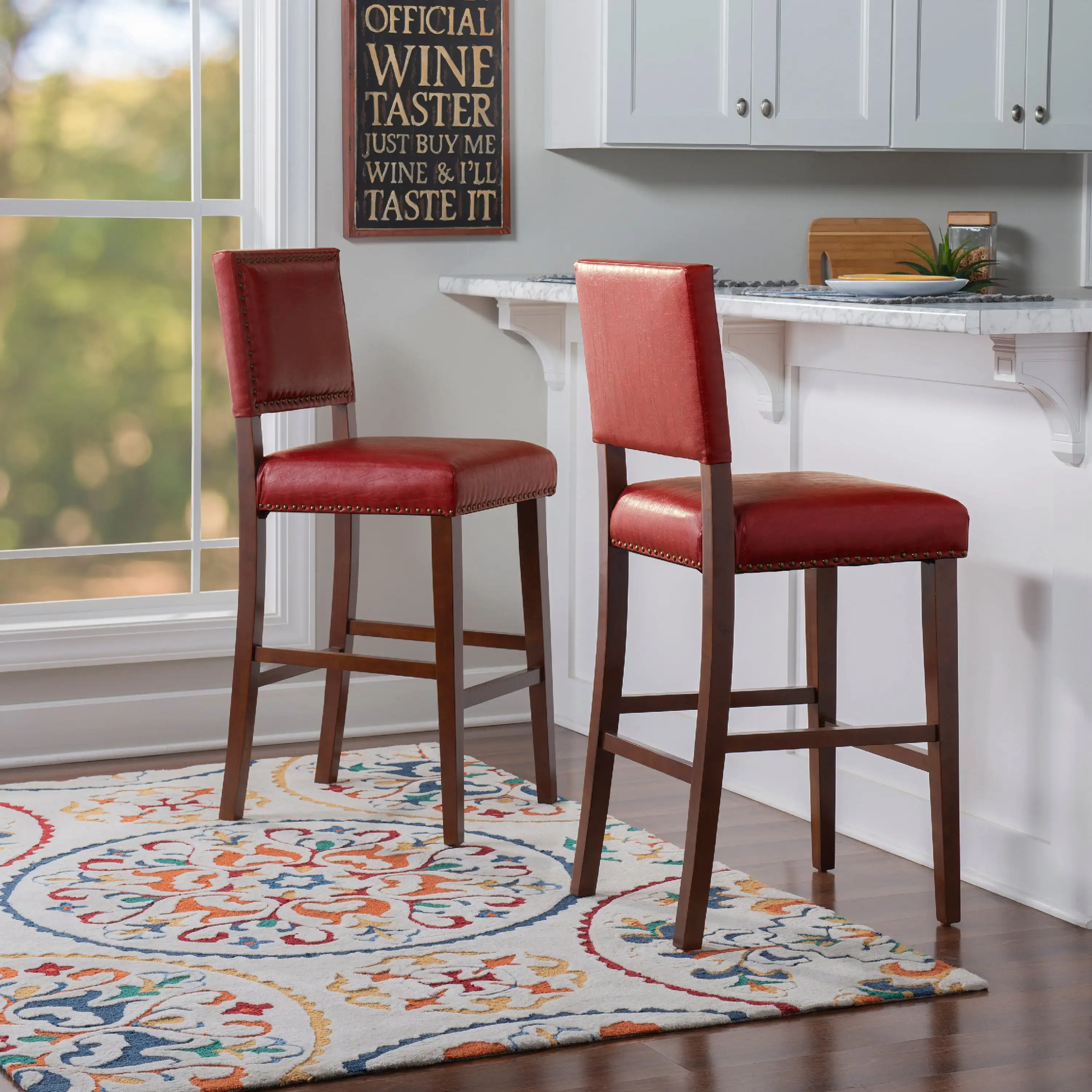 

Brook Bar Stool, 30" Seat Height, Multiple Colors