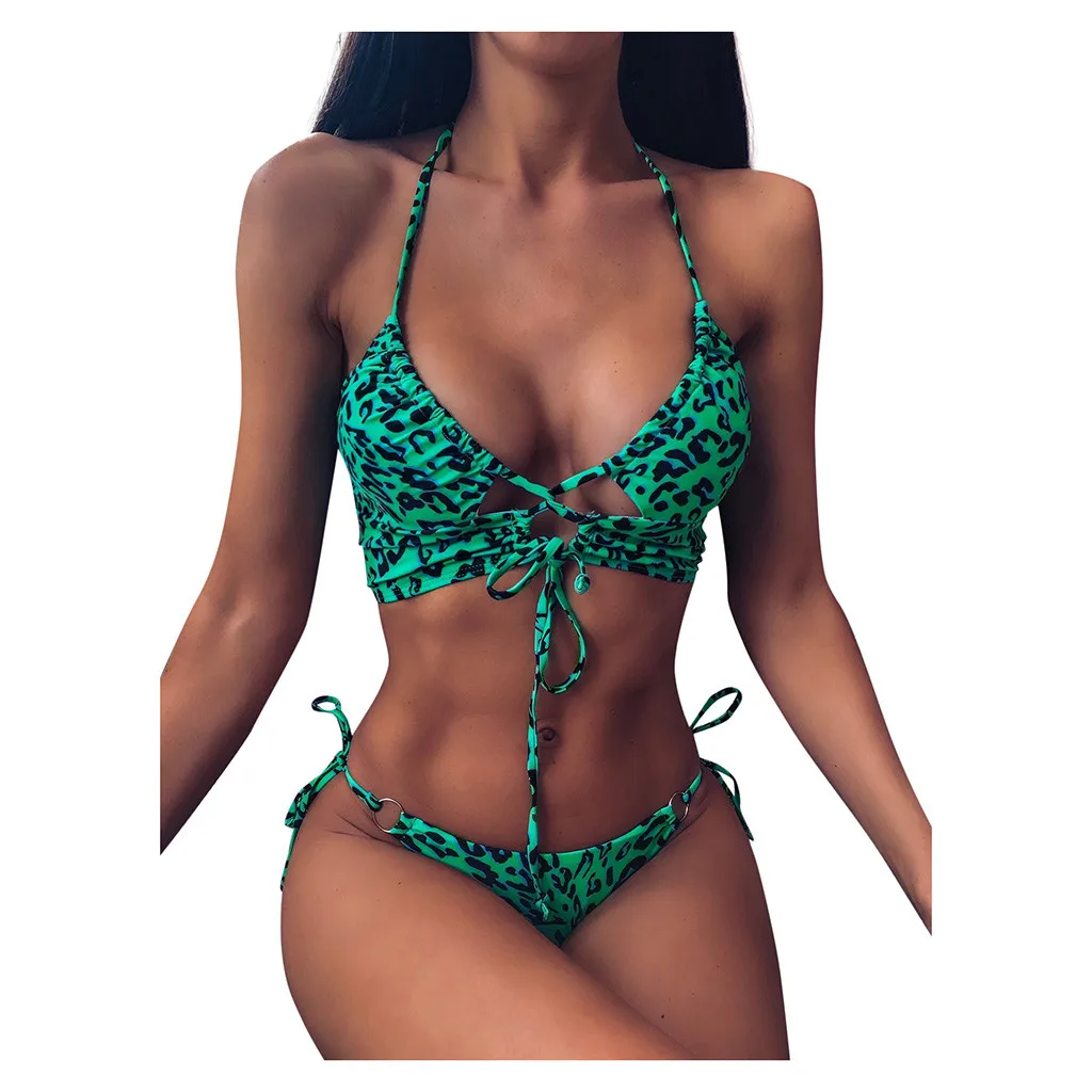 

Swimsuit V Pieces Two Neck Push Up Women Beachwear Swimwear High Bikini Cut Swimwears Tankinis Set Swimwears Thong swimsuit