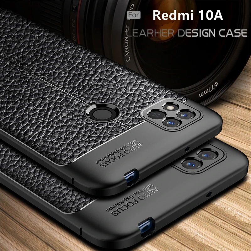 

For Redmi 10A Case For Redmi 10 10A 10C Cover Capas New Bumper Back TPU Soft Leather For Fundas Xiaomi Redmi 10 10C 9C 10A Cover
