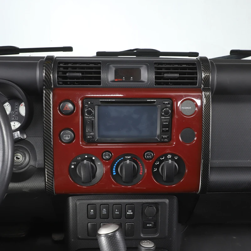 

Car Center Control Navigation Side Cover Trim Sticker ABS Carbon Fiber Pattern for Toyota FJ Cruiser 2007-2021 Accessories