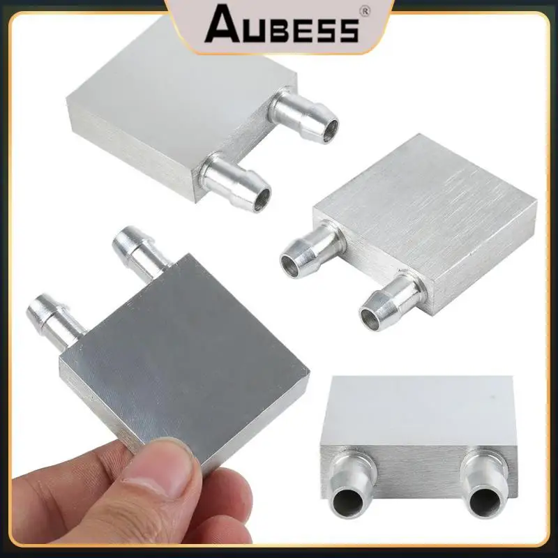 

New Mini Aluminum Water Cooling Radiator Liquid Cooler Waterblock For CPU GPU Computer Parts Cooling Block 40 X 40 Mm