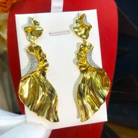 missvikki new diy shiny cz charm earrings for women bridal wedding girl daily surper jewelry high quality hot romantic