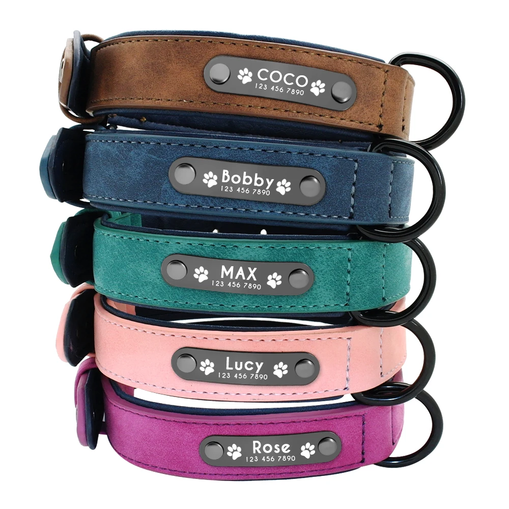 

Tags Small For Beagle Leather Large Name Perro Personalized Collar Custom Collars Dog Medium Pitbull Bulldog Dogs Dog Correa