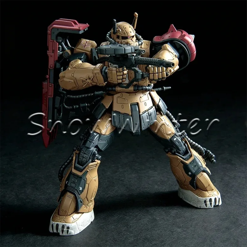 Фото В наличии: Коллекционная сборная модель Bandai 1/144 HG h254 MS-06F ZAKUII F TYPE SOLARI RFV, готовая к отправке. №3