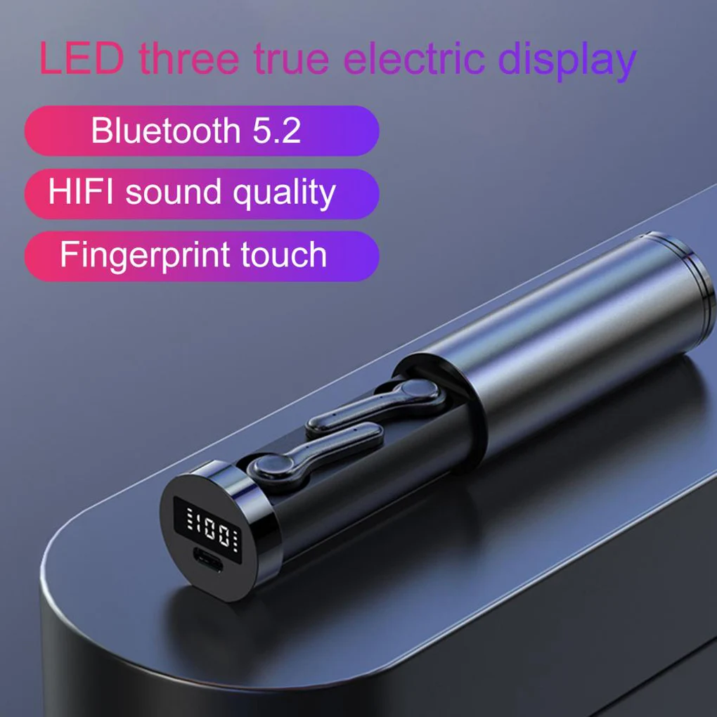 

TWS-стереонаушники с поддержкой Bluetooth 5,2 и защитой от воды