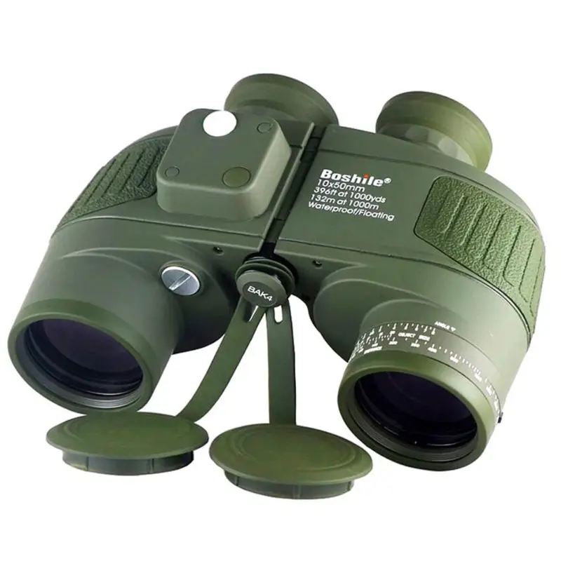 

Boshile Lll Night Vision Military 10x50 Binoculars Professional Marine Waterproof Digital Compass Telescope High Power for Hunt