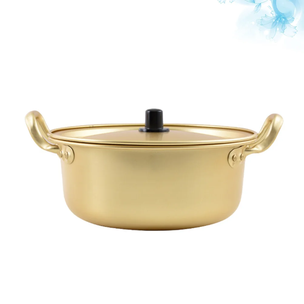 

Pot Noodle Instant Aluminum Cooking Ramen Noodles Hot Korean No Stick Stockpot Mini